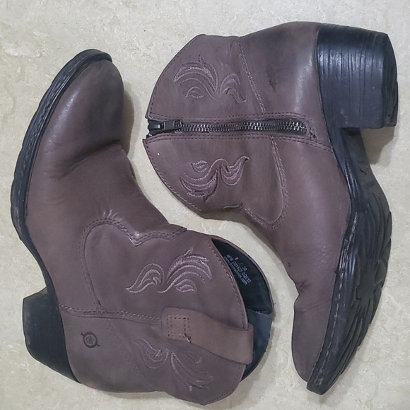 low boots, Børn Riven, grey nubuck leather - Picture 2 of 6